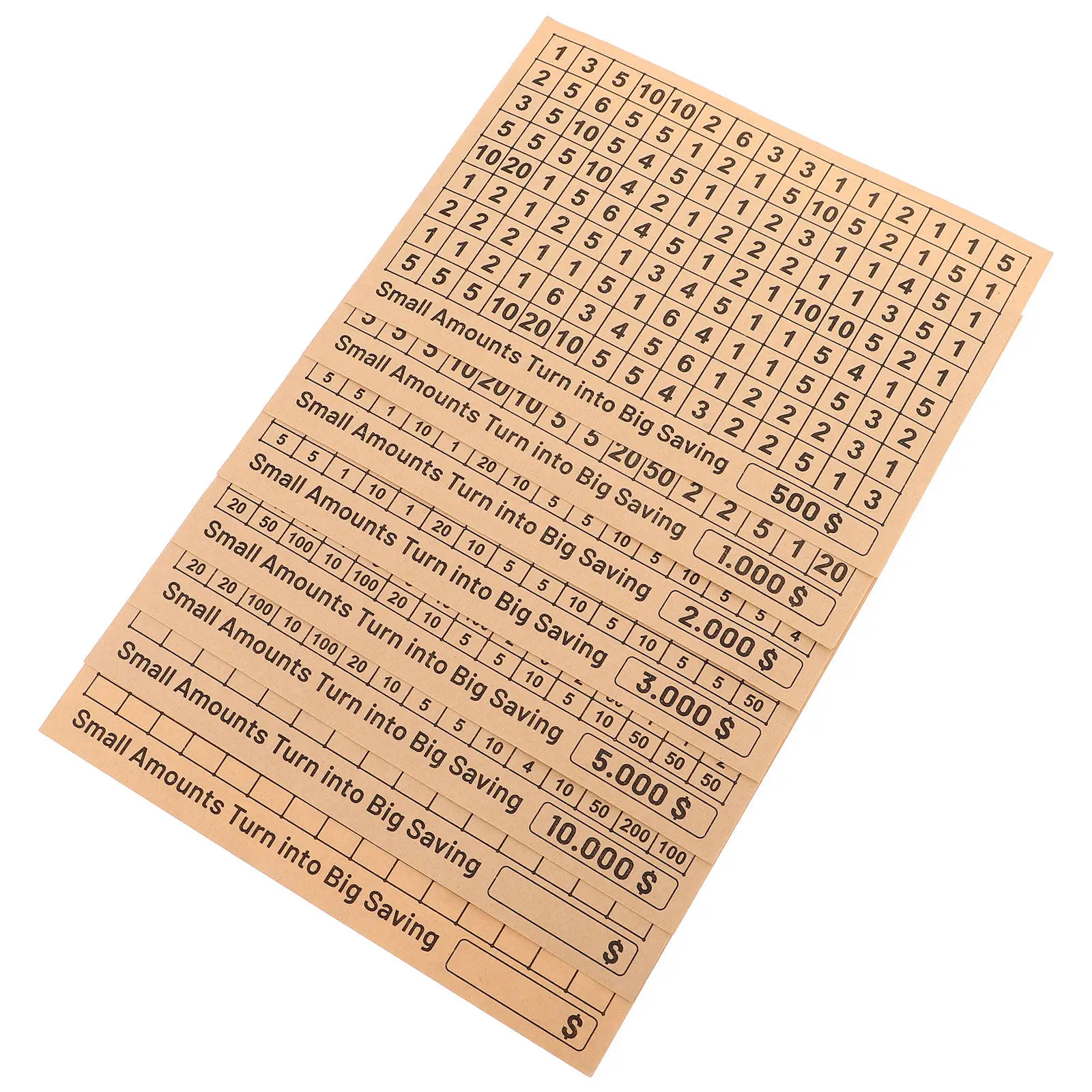 

Набор наклеек для отслеживания сбережений: стикеры для бюджетирования и челленджей по экономии денег для деревянных, металлических, керамических коробок, для школы, семьи, офиса