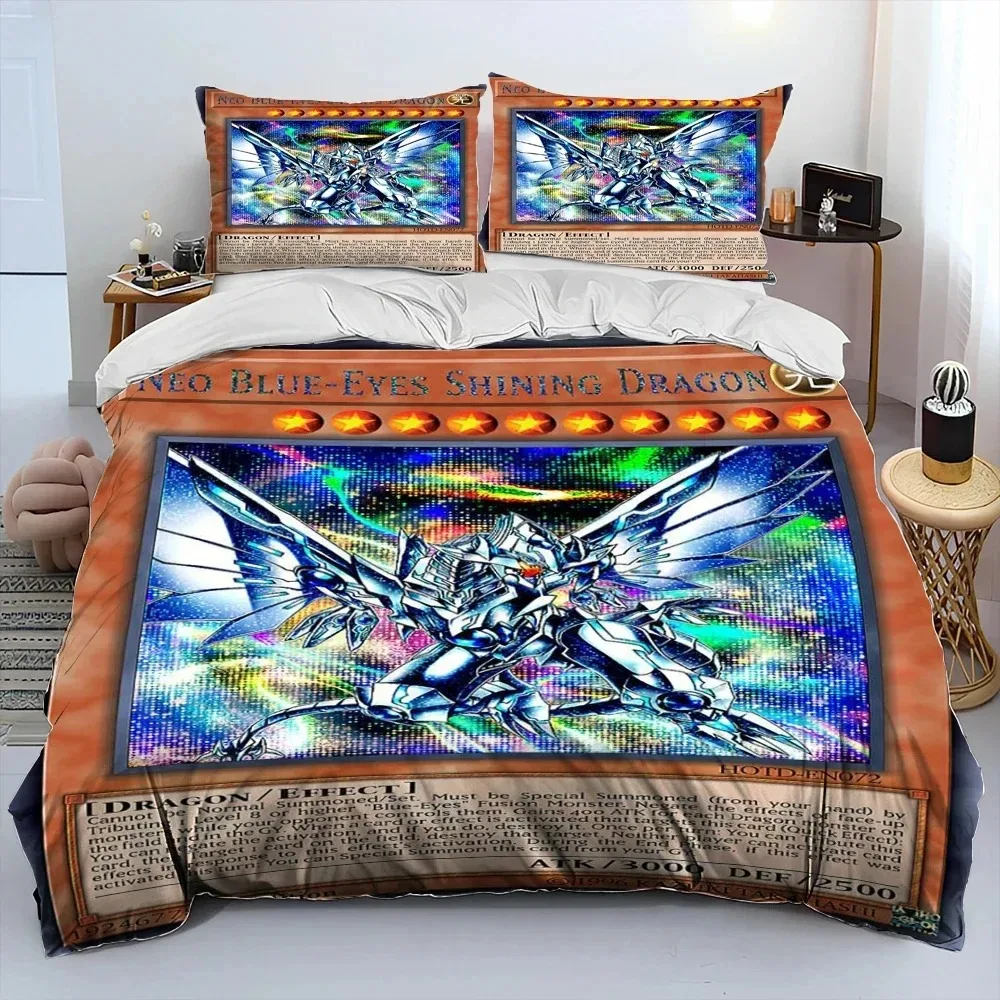 

Yu-Gi-Oh MONSTER CARD Anime 3D NEW Duvet Cover Pillowcase Bedding Set Adult Girl Bedroom Decoration Children Single Double Large