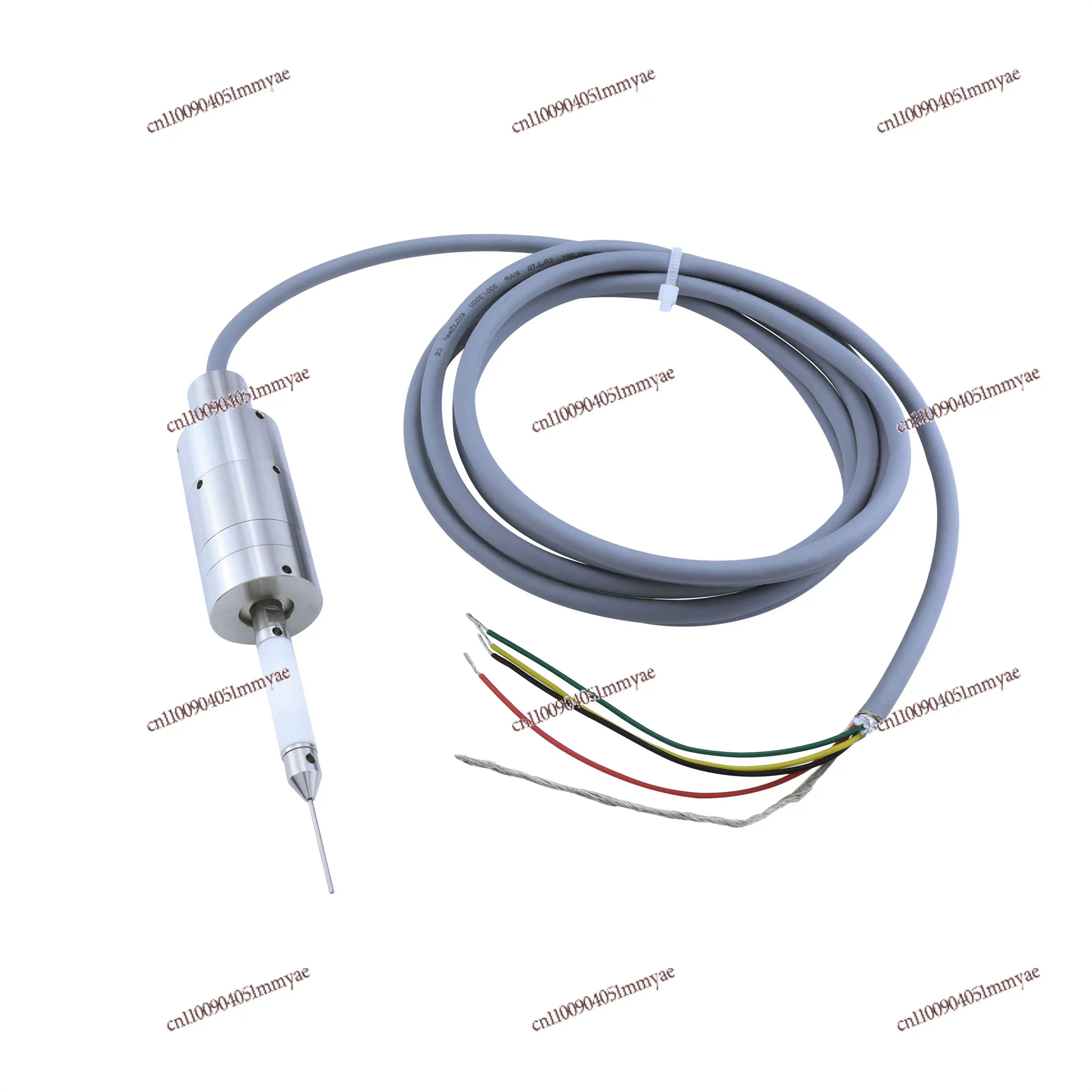 

The wired probe automatically divides the edge finder needle sensor probe in the middle