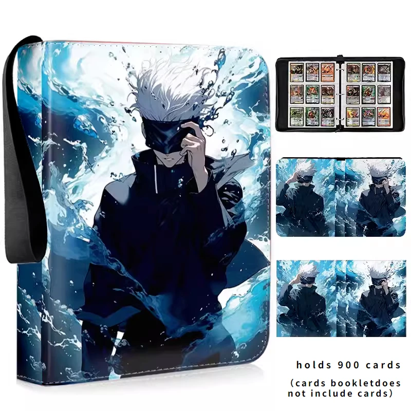 Jujutsu Kaisen Anime Collection Card Album Book Folder Phantom Parade 900pcs Zipper Card Binder Holder Toy Gift