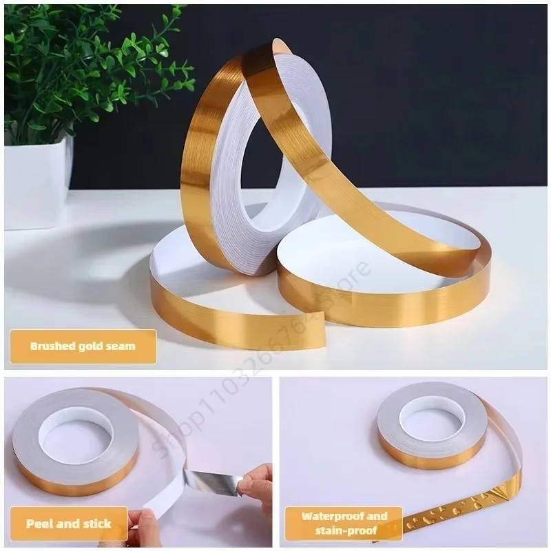 20M Self-Adhesive Tile Sticker Tape Floor Waterproof Mildewproo Wall Gap Sealing Strip Home Decoration Tile Beauty Seam Sticker