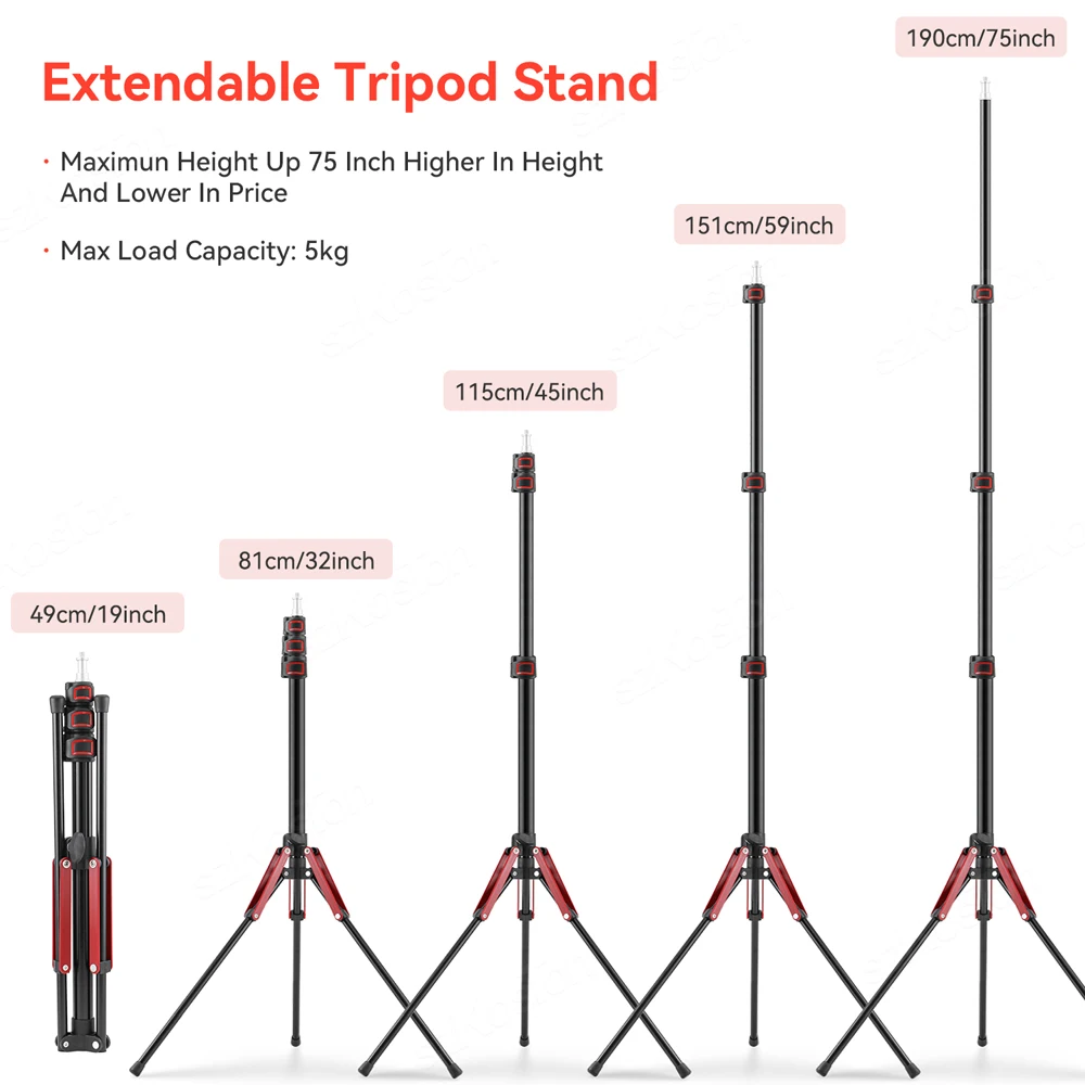 Aluminum Alloy Camera Tripod for DSLR Portable Aluminum Travel Tripod with 360 Degree Panorama Ball Head Quick Release