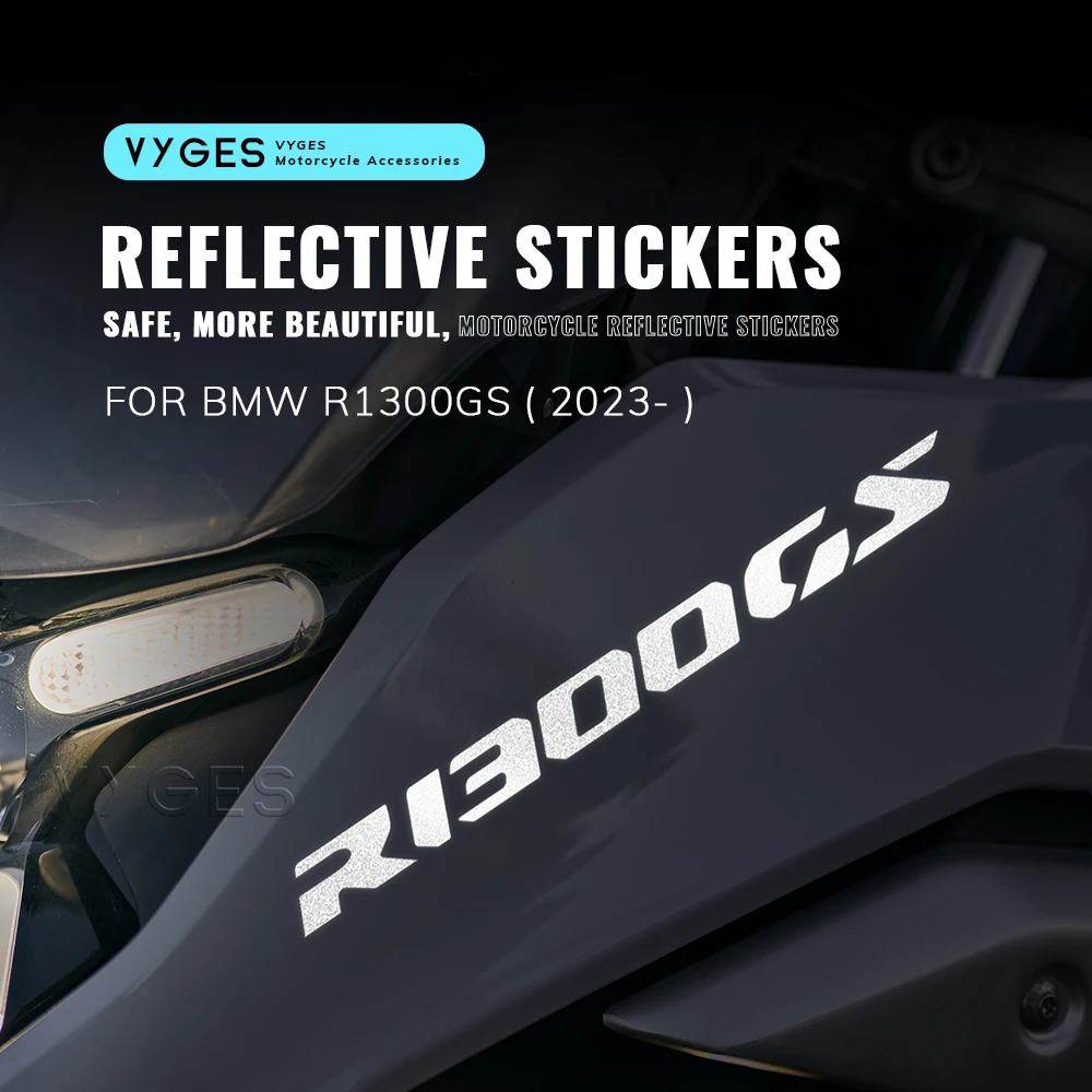 Motorcycle Accessories Reflective Stickers Waterproof Fairing Decal For BMW R1300GS R 1300 GS 2023 2024-