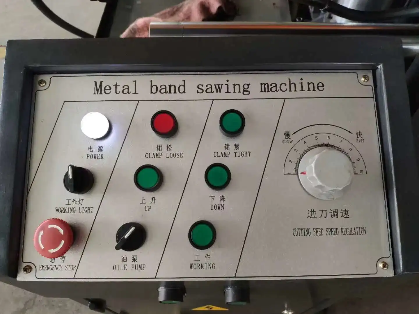 Hot Sale High Precision Semi Automatic Hydraulic Metal Cutting Horizontal Band Saw Hine