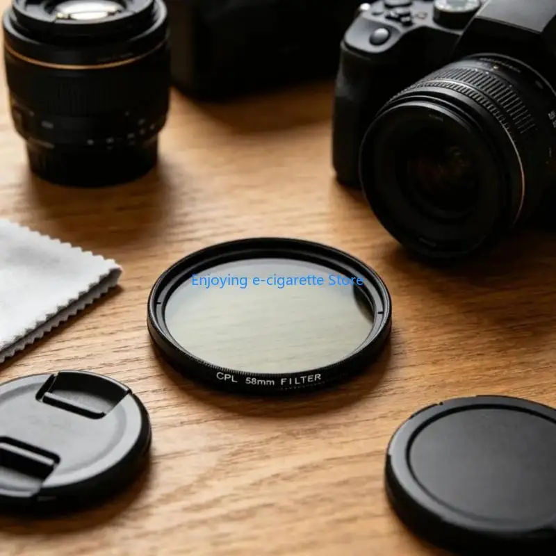 Dünner CPL-Polarisationsfilter für DSLR-Kameras eliminiert Trübungen und verstärkt SkyBlue Y4QF – Detail 9