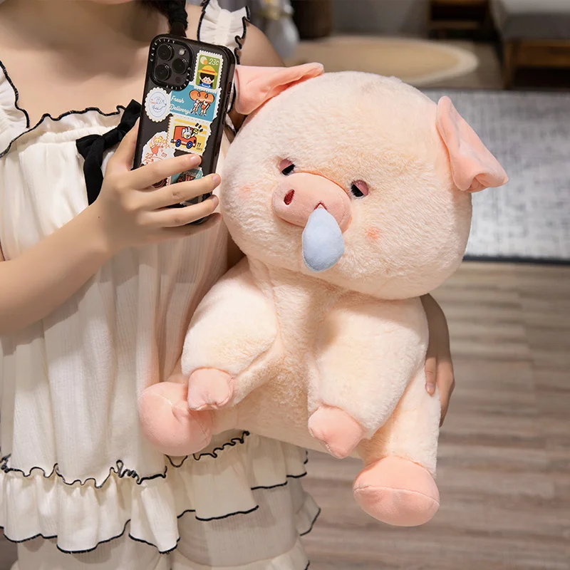 หมูน่ารักตุ๊กตาอะนิเมะของเล่นสร้างสรรค์การ์ตูนสัตว์หมูตุ๊กตาตุ๊กตา Kawaii ตกแต่งห้องเด็กของขวัญวันเกิดคริสต์มาส