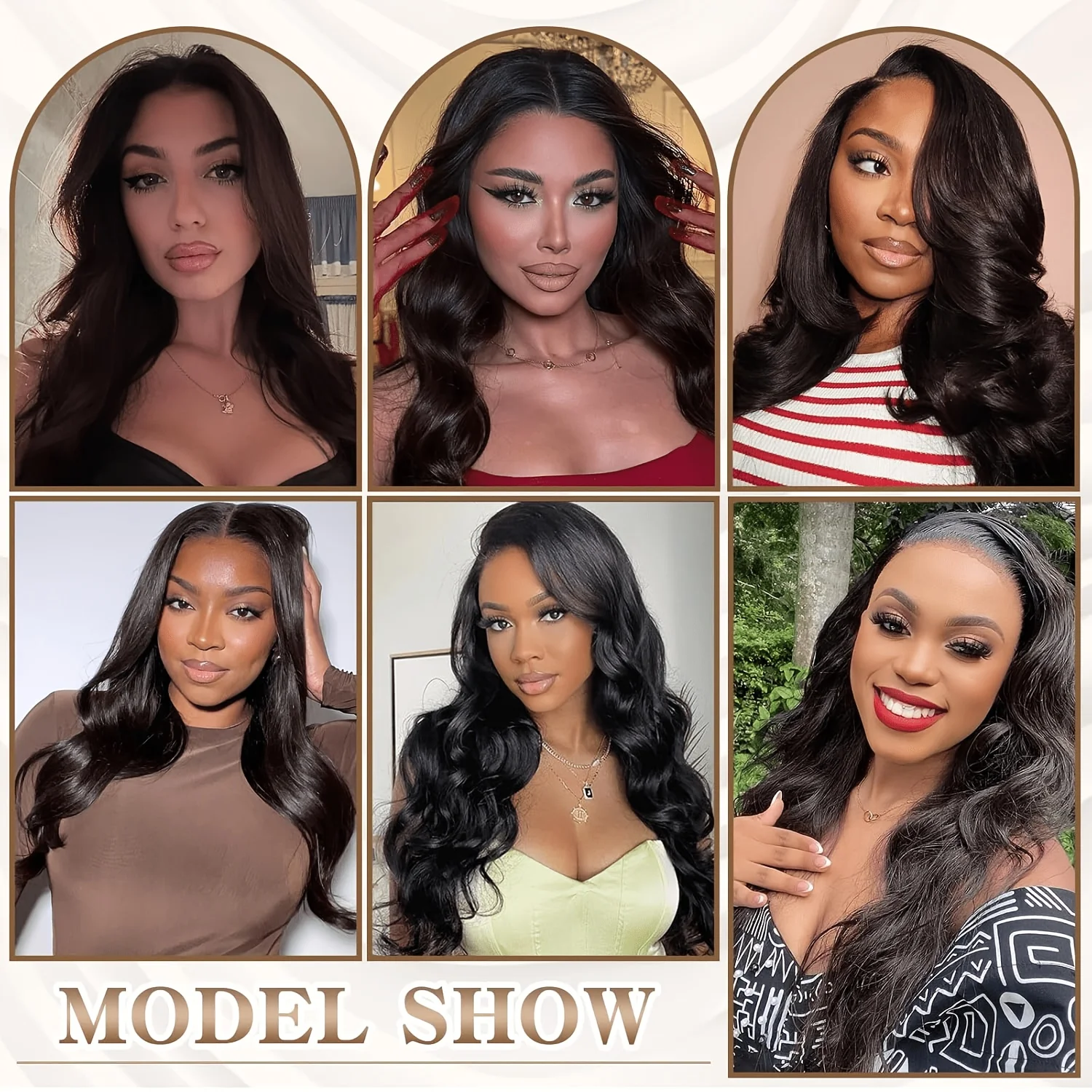 13X6 lace front wig, glue-free wear and go, suitable for many skin tones - 22 inch waves