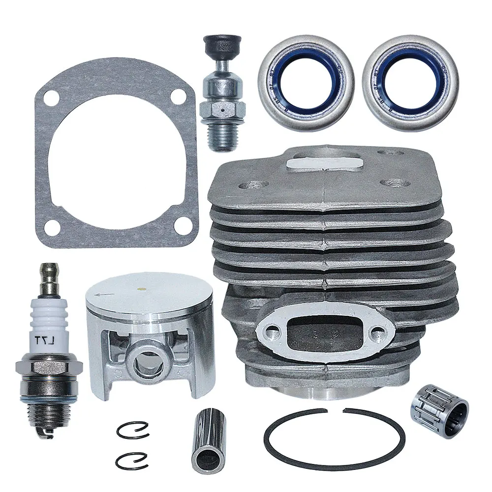 Imagem -02 - Furo Grande 52 mm Kit Junta do Pistão do Cilindro para Husqvarna 61 268 272 272xp Motosserra 503758172 503446501 w Rolamento de Agulha Selo Óleo