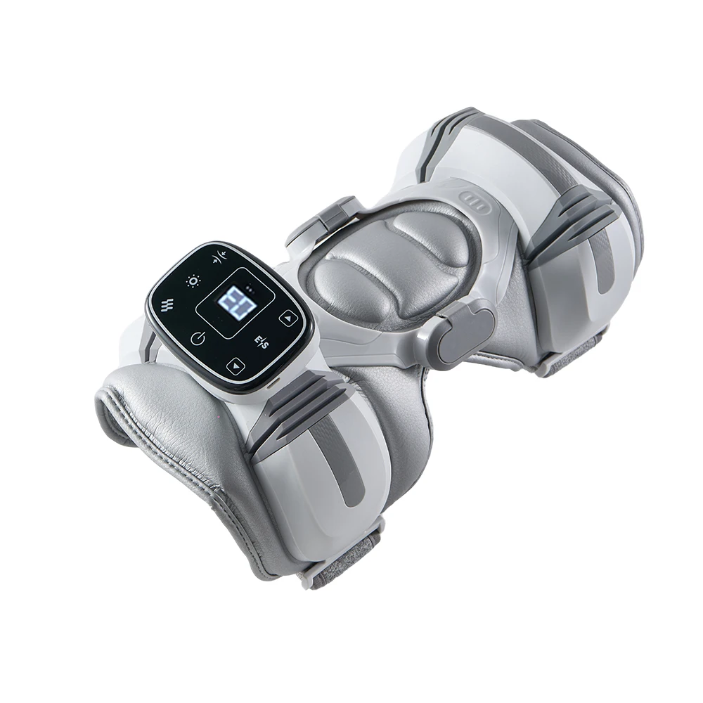 Massaggiatore a impulsi Massaggiatore elettrico per fisioterapia al ginocchio con impacco caldo e terapia a impulsi