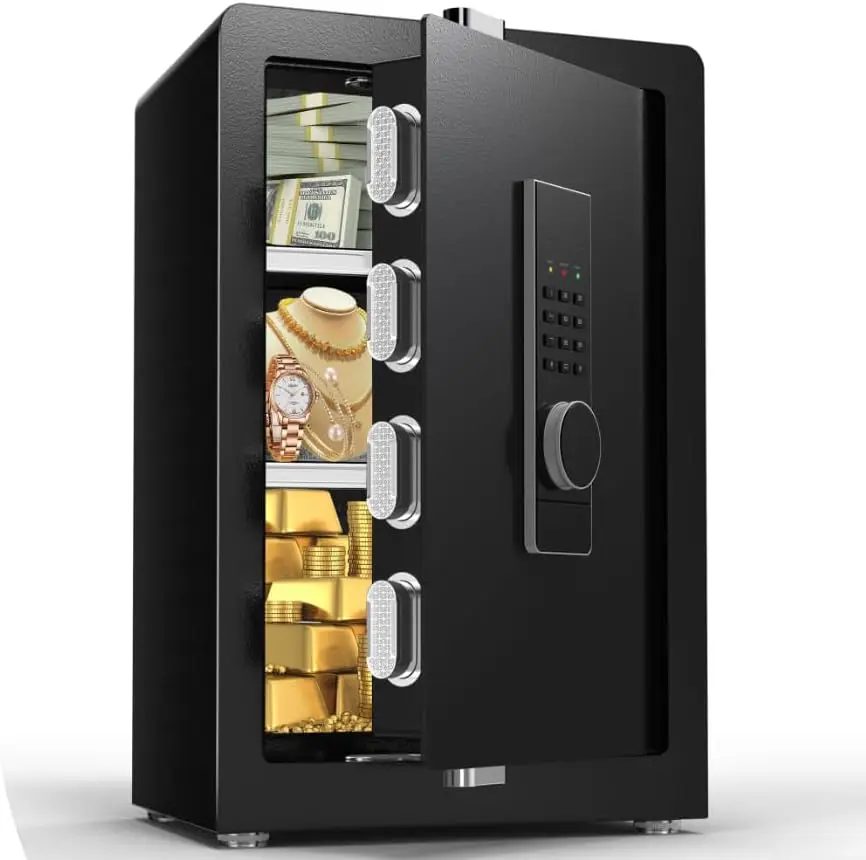 

Сейф, большой цифровой домашний шкаф емкостью 3,0 кубика с секретным отделением, сверхмощные сейфы безопасности для денег, документов, ценностей