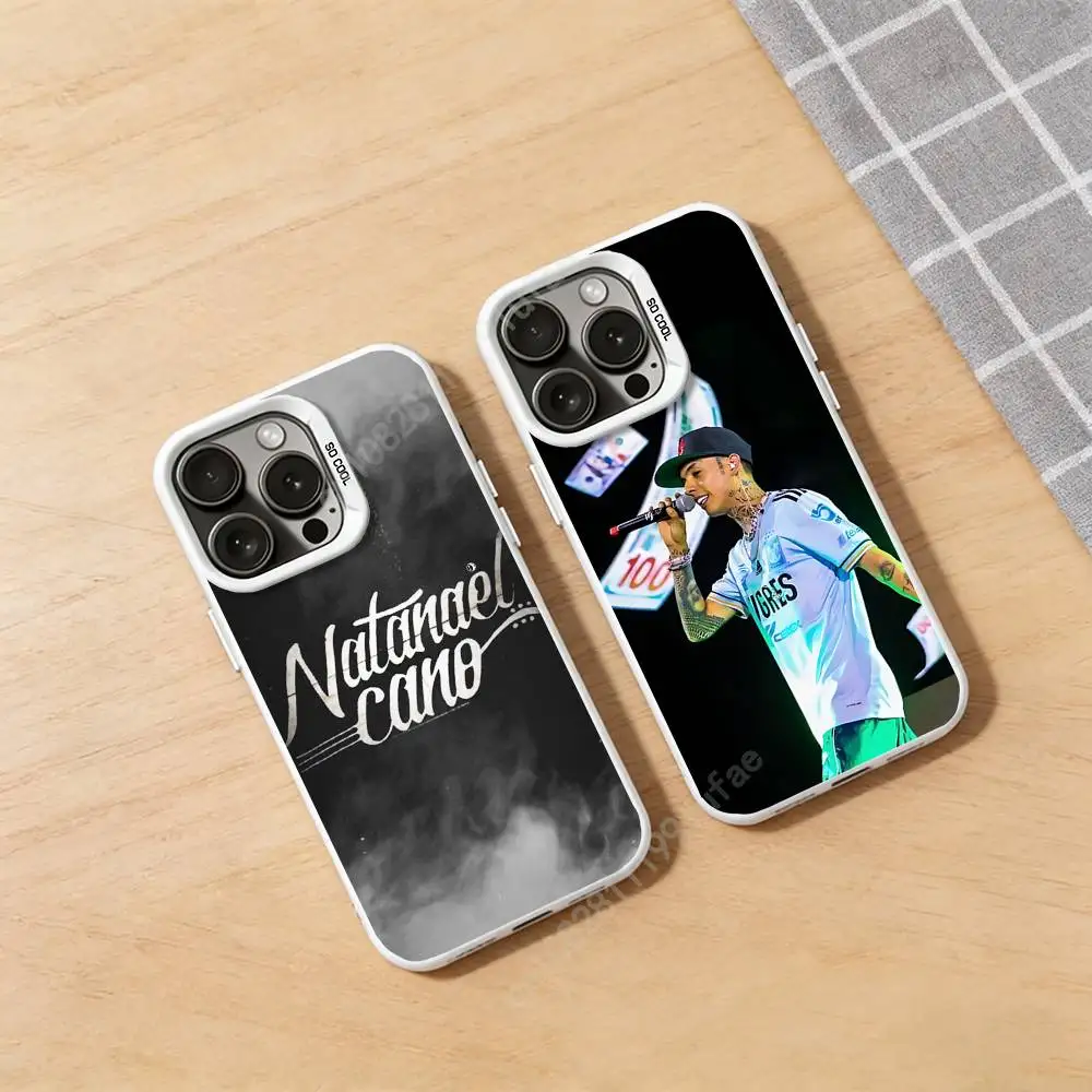 

Rapper N-Natanael C-Cano Phone Case for iPhone 17 16 Pro Plus 15 14 13 Max Mini 12 11 X XS Air Fashion Bumper