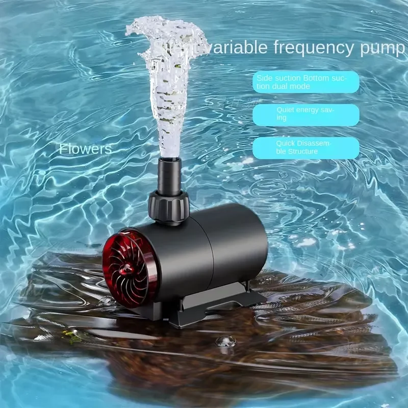 Ultra Quiet Submersible Aquarium Pump with Ceramic Shaft Small Side Suction Fish Tank Water Cycle Pump for Cross Border Trade