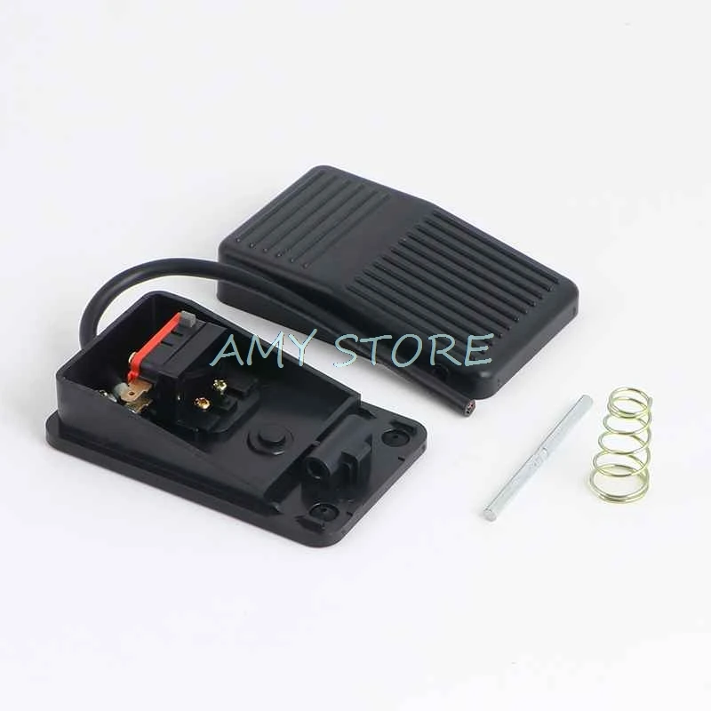 Spring Return Momentary Foot Controller Pedal Switches Electric Power Foot Switch AC 220V 10A 1NO 1NC SPDT