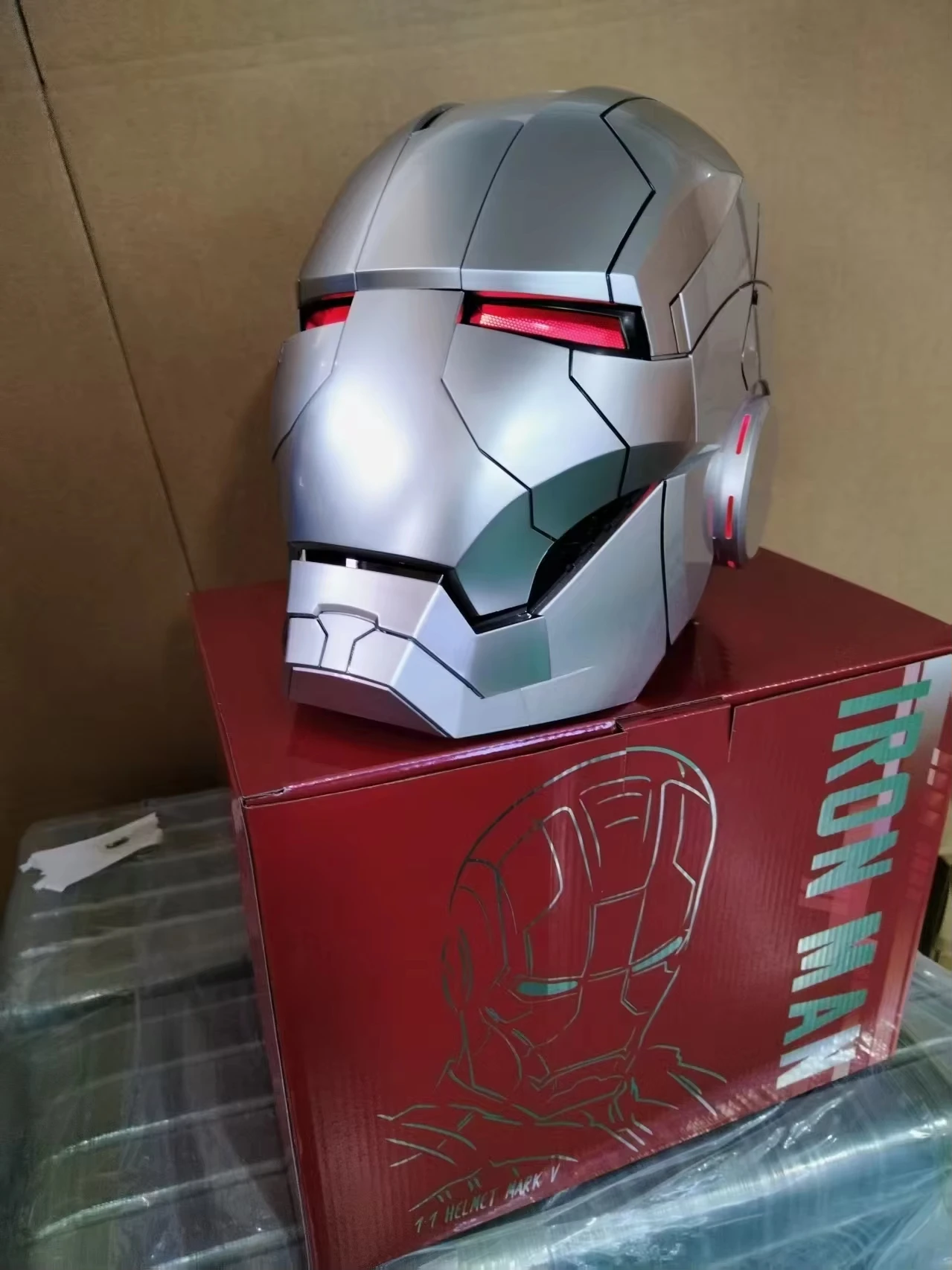 アイアンマン着用可能なヘルメット Mk5 Mk7 Mk50 Mk17 電動音声