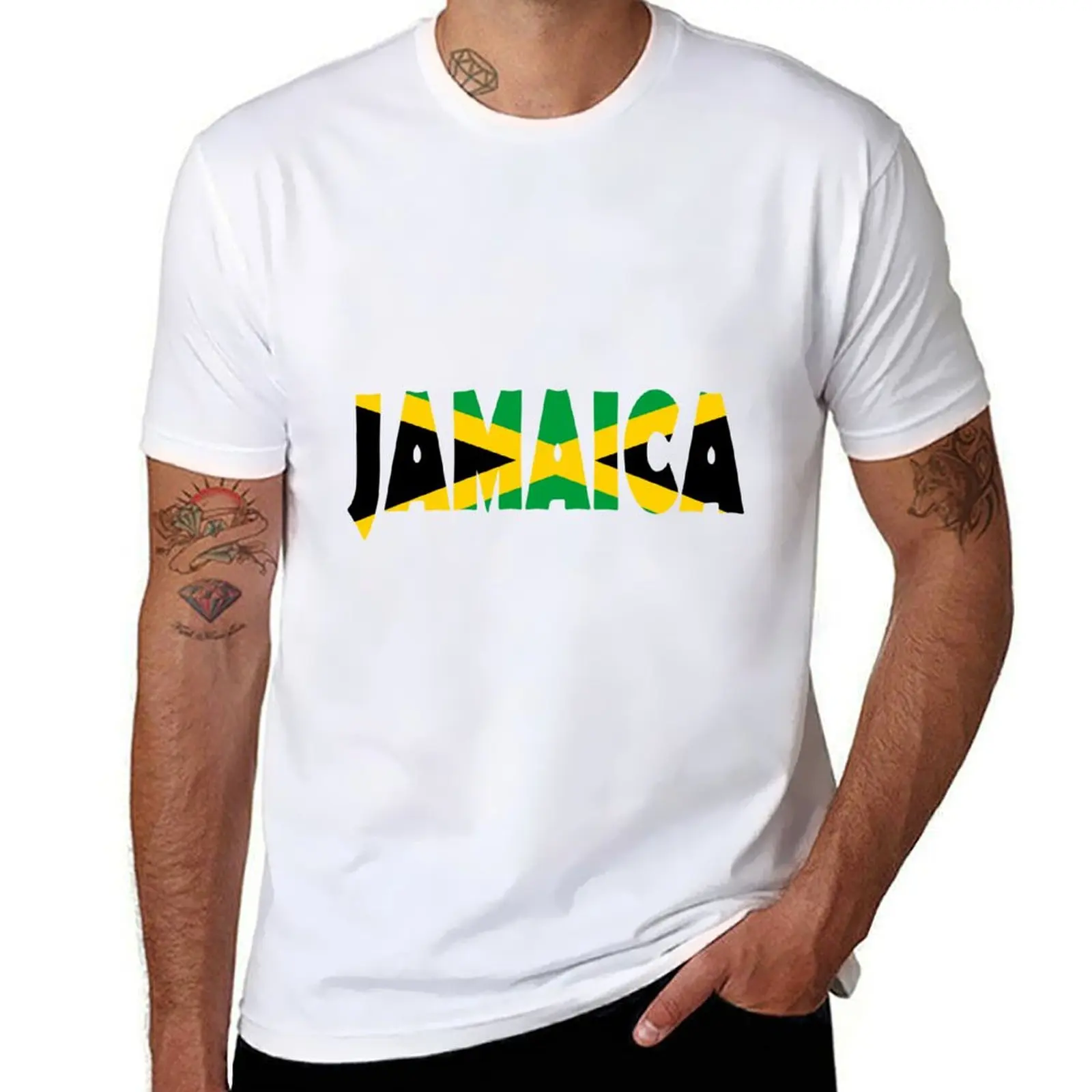 

Jamaica T-Shirt t shirts for man pack white cotton t shirts man 100% T-Shirt