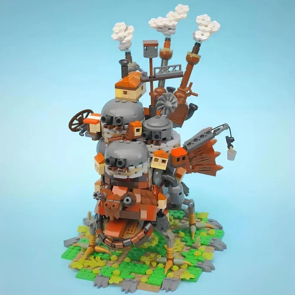 2025 novo clássico móvel castelo blocos de construção conjunto para Howled-movurado casa animada tijolos modelo brinquedo crianças presentes aniversário