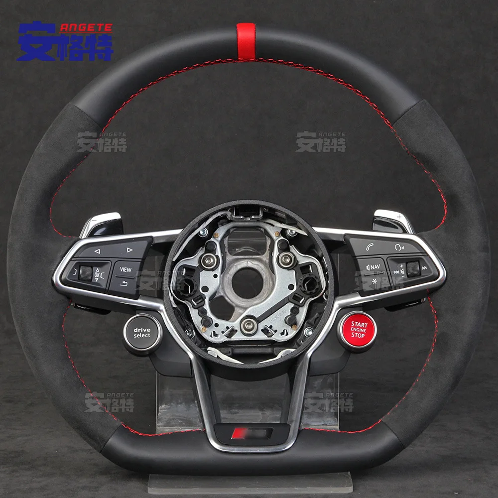 

Applicable to:Factory impulse for Audi R8 A4567/S345/RS345 steering wheel modification assembly one-click start