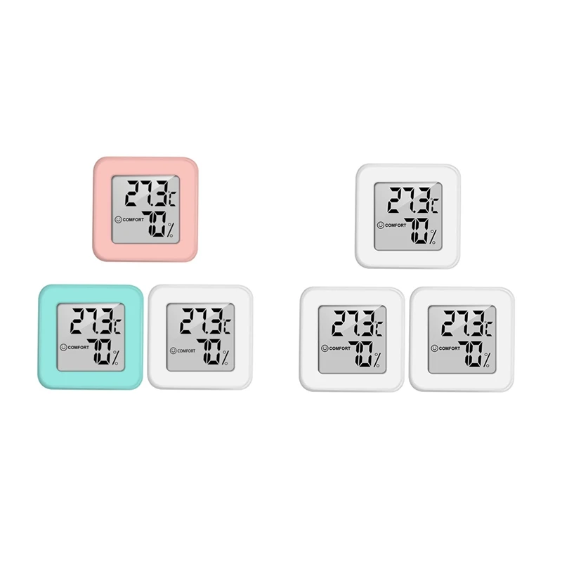 Mini termoigrometro per interni 3PSC termometro igrometro e Monitor di umidità con schermo LCD