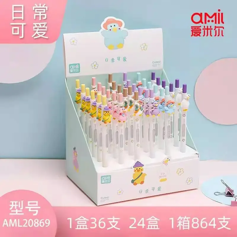 

30 шт., нейтральная ручка для ежедневного пресса, высокая красота, кисть для студентов, ручка для вопросов, пресс-тип 0,5 мм, ручка с черной водой