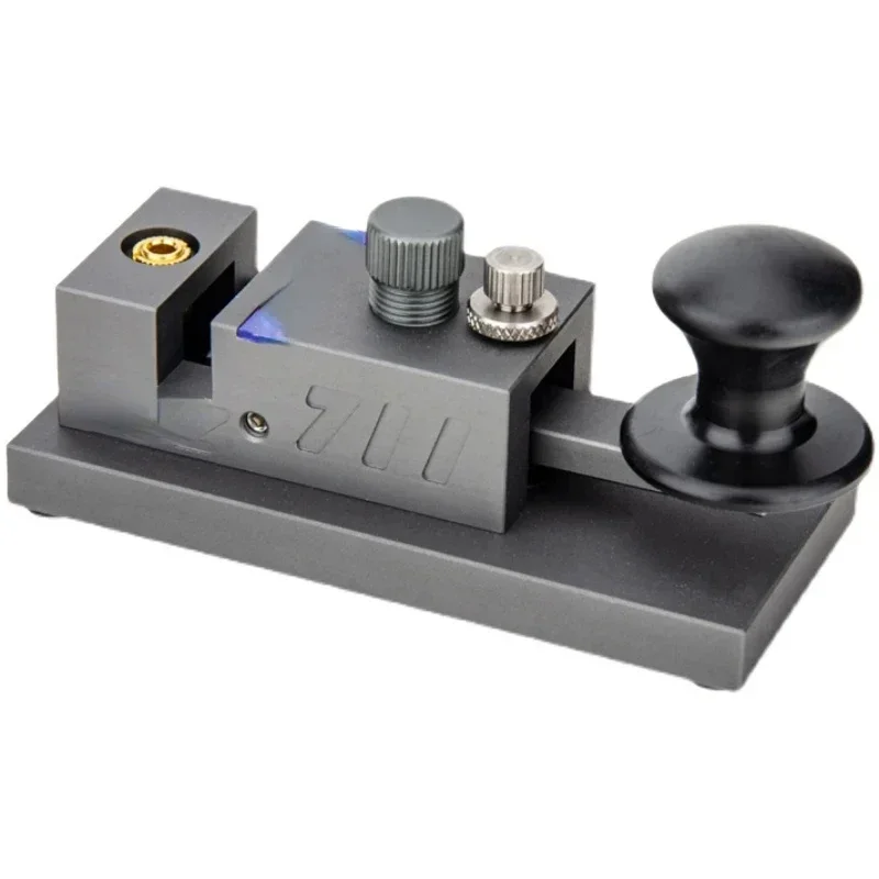 Hot Sales711 Second Generation CW Key Magnetic Straight Key PRO CW Trainer 2.8