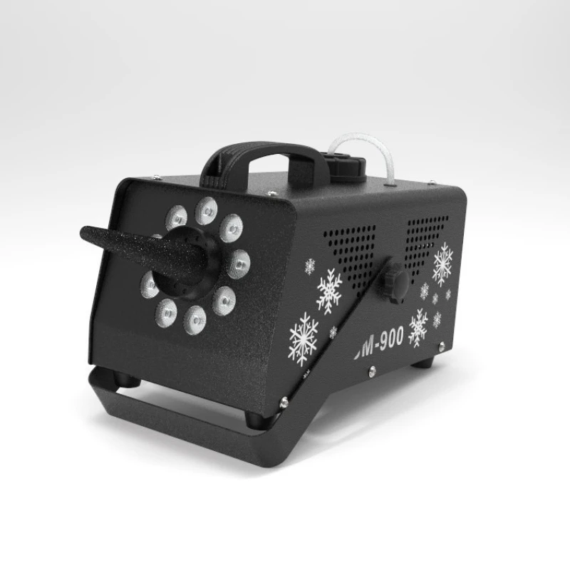 

LED Snowflake Machine with Light 900W Stage Small Snowmaking Machine Simulation Atmosphere Christmas Party Party Snow Artifact