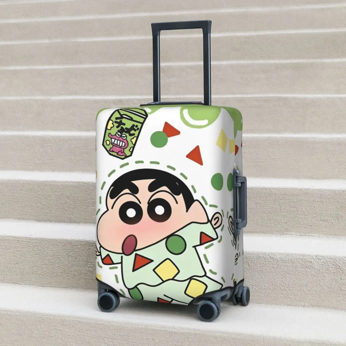 Cute Crayon Shin-Chan Anime Suitcase Cover Business Holiday Fun Luggage Supplies Protector