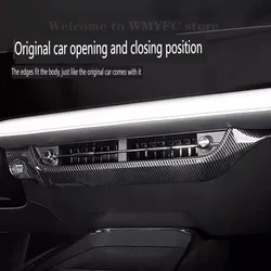 ABS Car Front middle air conditioner air outlet sequin Panel Cover Trim Accessories For Ford Taurus 2022 2023 2024