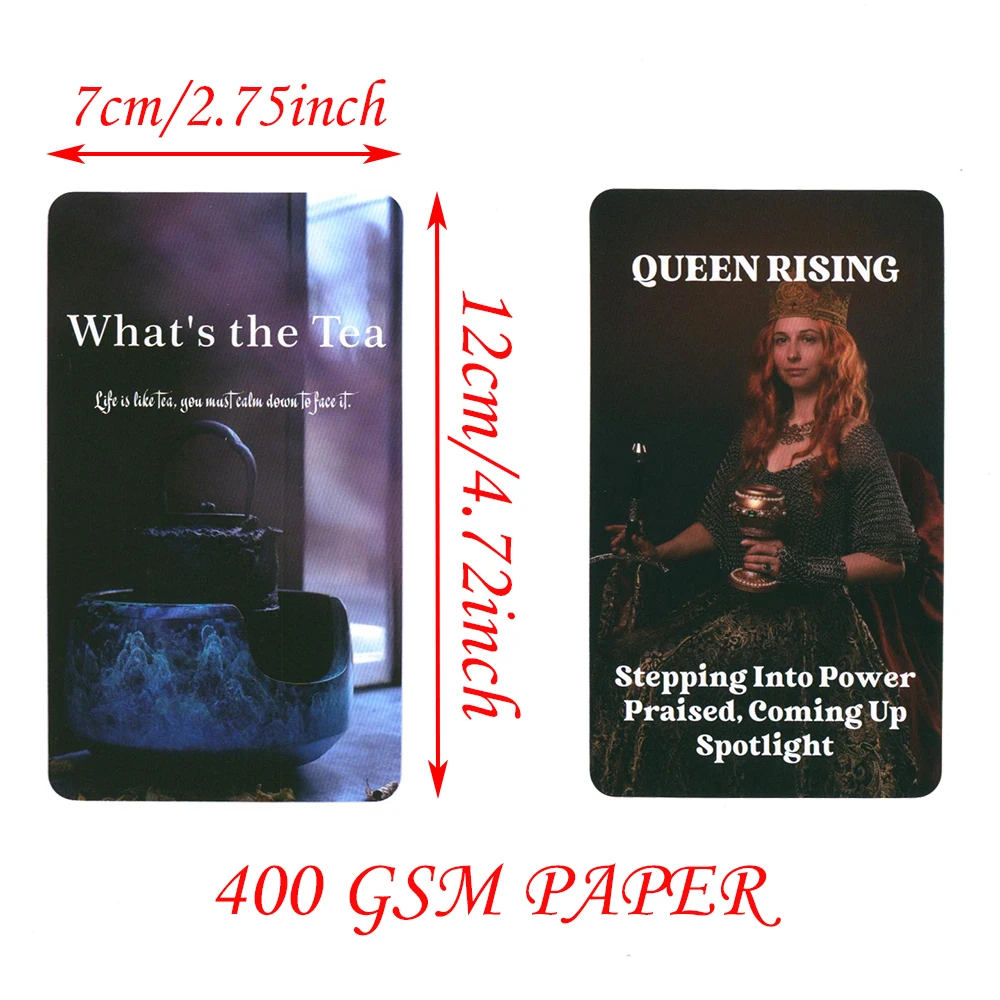 Oracle 12x7cm Cards Prophecy Divination 80-cards English Version Psychological Tarot Deck in Box