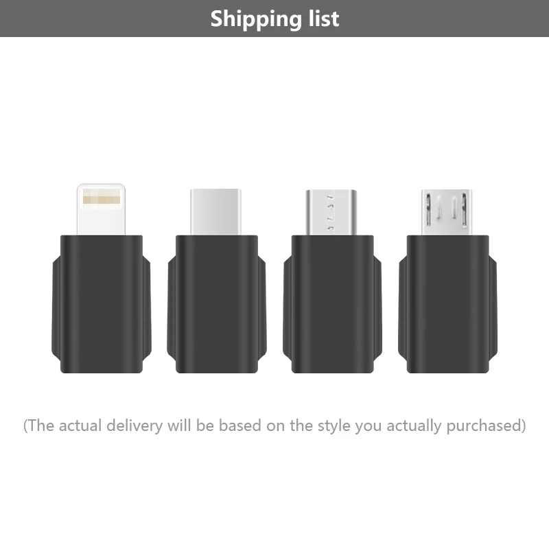 ل DJI Osmo Pocket 2 TYPE-C IOS الهاتف الذكي محول موصل بيانات الهاتف واجهة يده كاميرا ذات محورين الملحقات