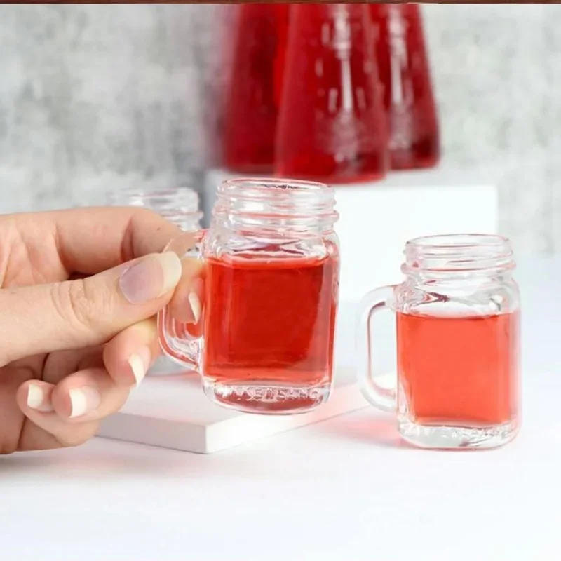 Mini casa de muñecas creativa, vaso de jugo de 45ml, 60ml, 120ml, accesorios de decoración de muebles para casa de muñecas