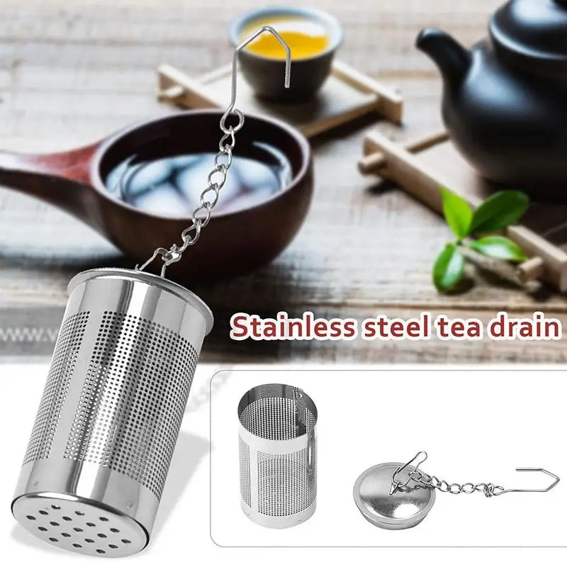 Stainless Steel Tea Infuser Tea Leaves Diffuser Spices Seasoning Strainer Teapot Fine Mesh Coffee Filter Kitchen Accessories