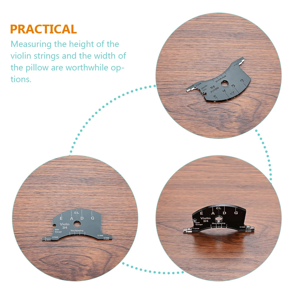 أداة قياس الكمان سلسلة بلاستيكية ممتازة لمحاذاة لوحة الأصابع قالب متعدد الوظائف لقوالب إصلاح الكمان #6