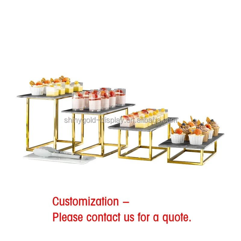 custom.Square White Ceramics Plinth Stand Dessert Table Display Set Cube Buffet Food Display Stand Cake Stands Wedding Cakes
