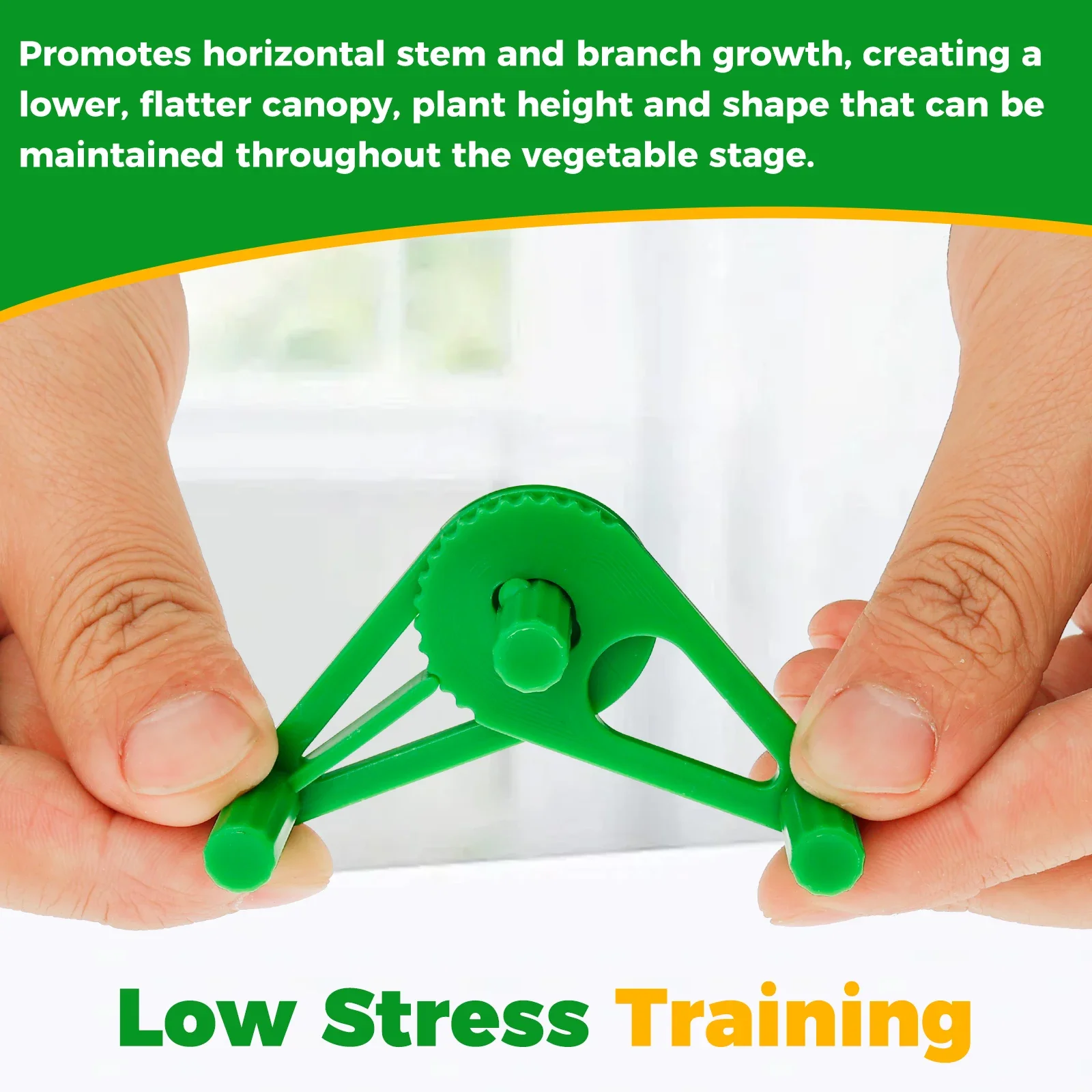 Adjustable LST Plant Clips, Low Stress Training Clamp, Flexible Stem Bending Clip for Hydroponic Growth H0680