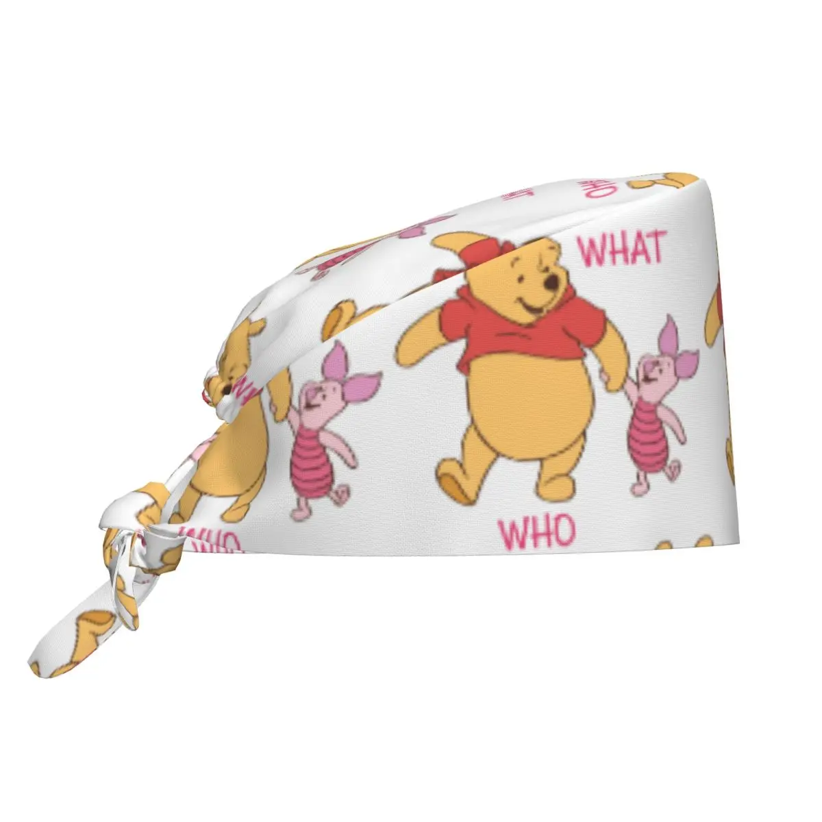 Winnie Pooh & Piglet No es lo que tenemos cita gorro exfoliante Hospita gorro quirúrgico de enfermería médica enfermera dentista Spa gorros de trabajo