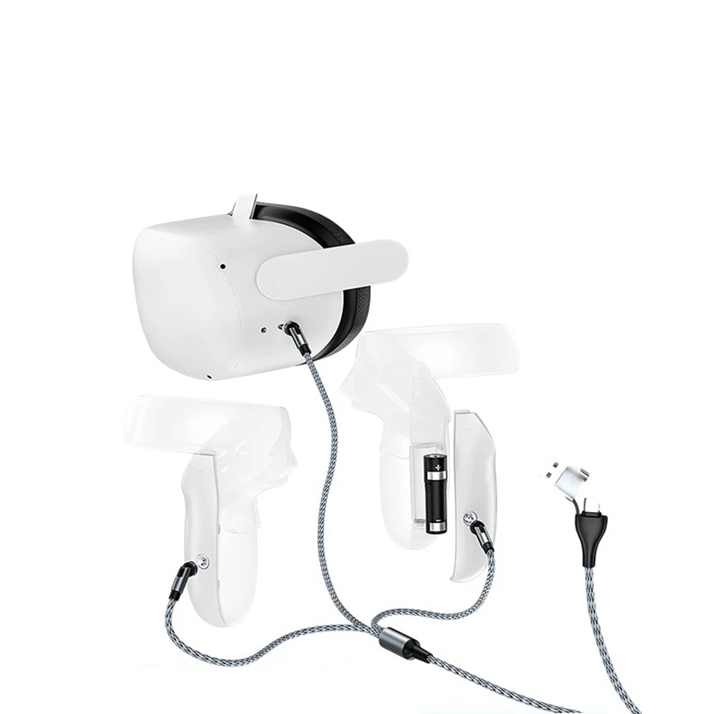 

Профессиональный зарядный кабель с магнитными контроллерами для Oculus Quest 2, комплект зарядной док-станции с 2 батареями, аккумулятором