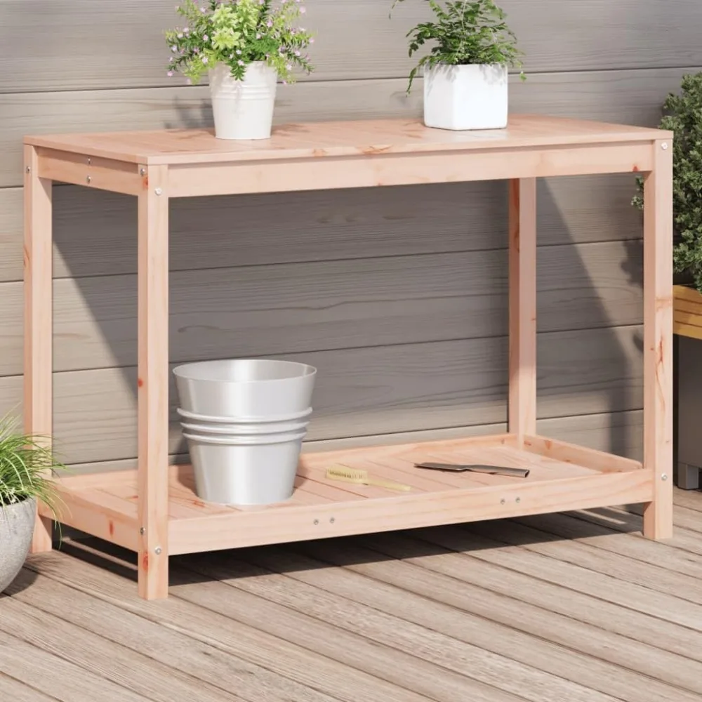 

Sturdy Wood Potting Table with Open Shelf for Gardening, for Home and Outdoor Use, 42.5"x19.7"x29.5"