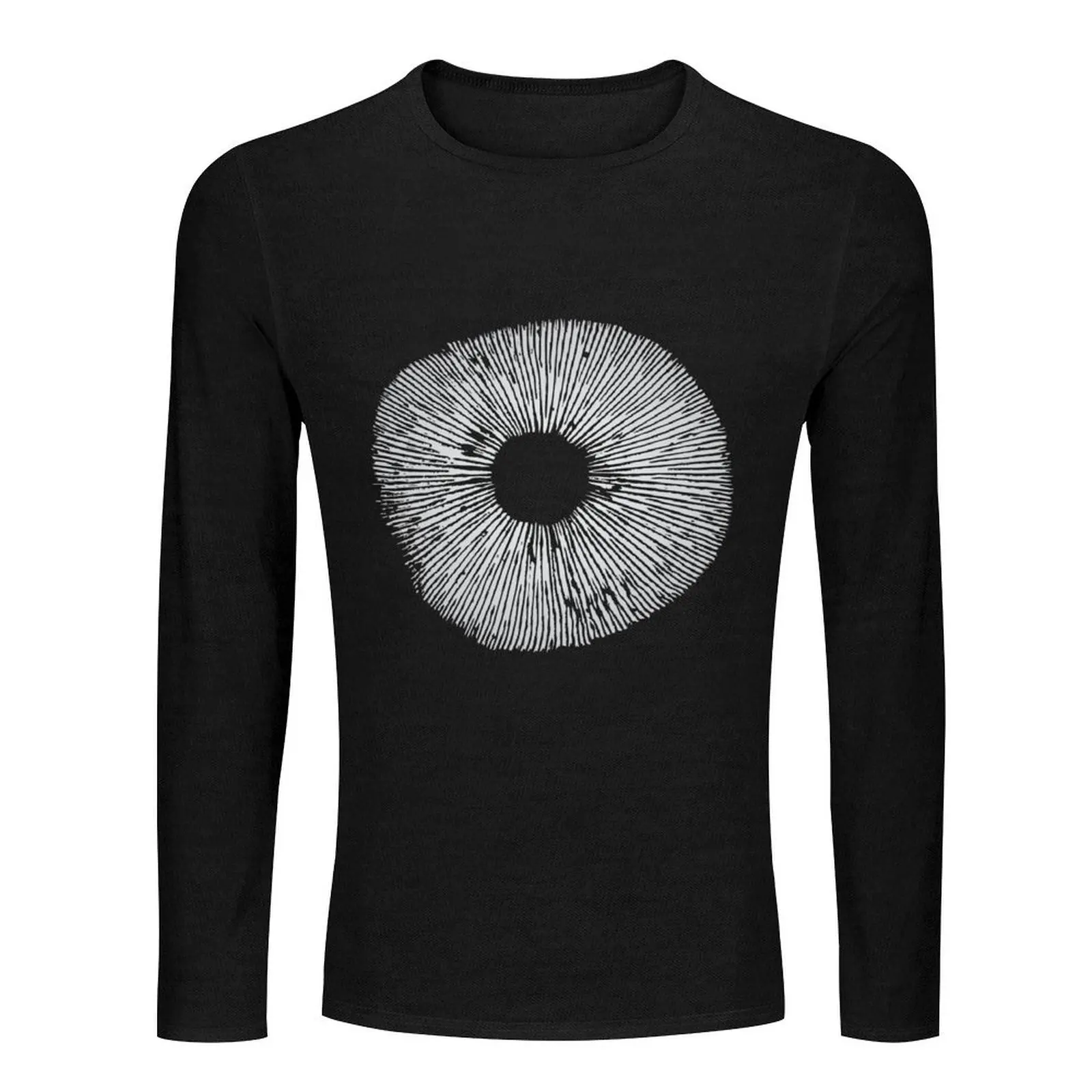 Mycology Mushroom Spore Print Art Long T-Shirt sweat shirt funny t shirt T-shirt men