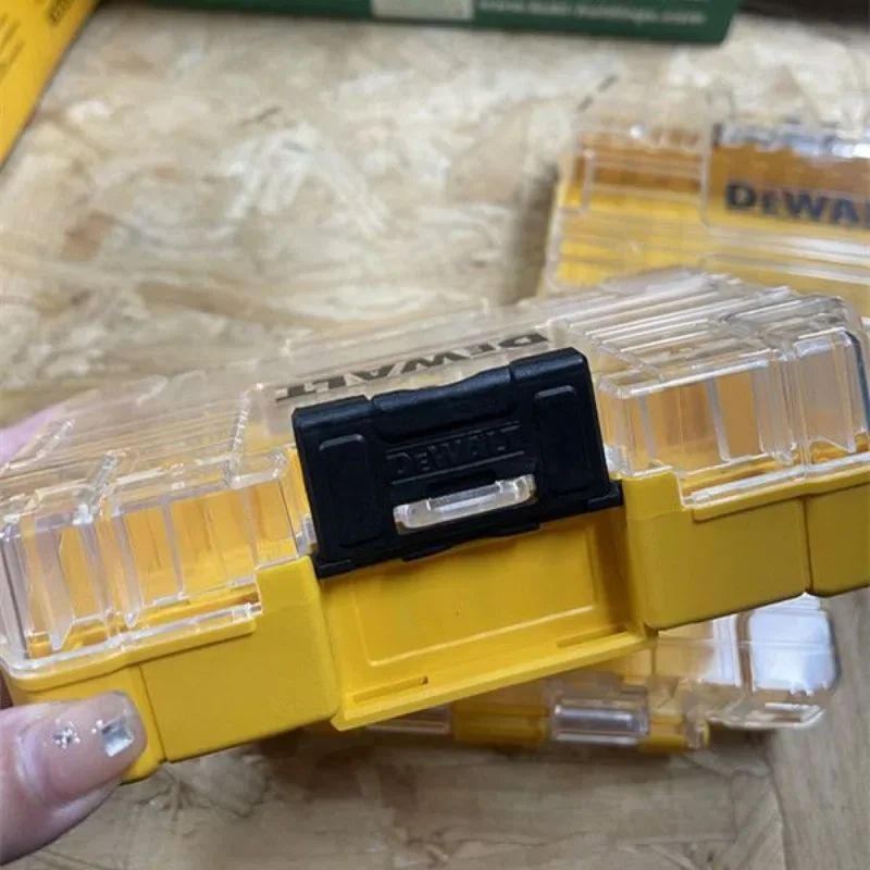 Stackable combination drill bit head box Storage box Visible transparent toolbox parts box