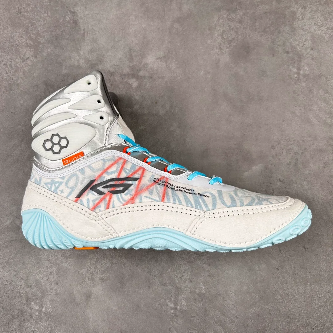 Men's Boxing Sneakers Breathable Wrestling Footwear High-Top Combat Wrestling Shoes Non-Slip Boxing Training Shoes