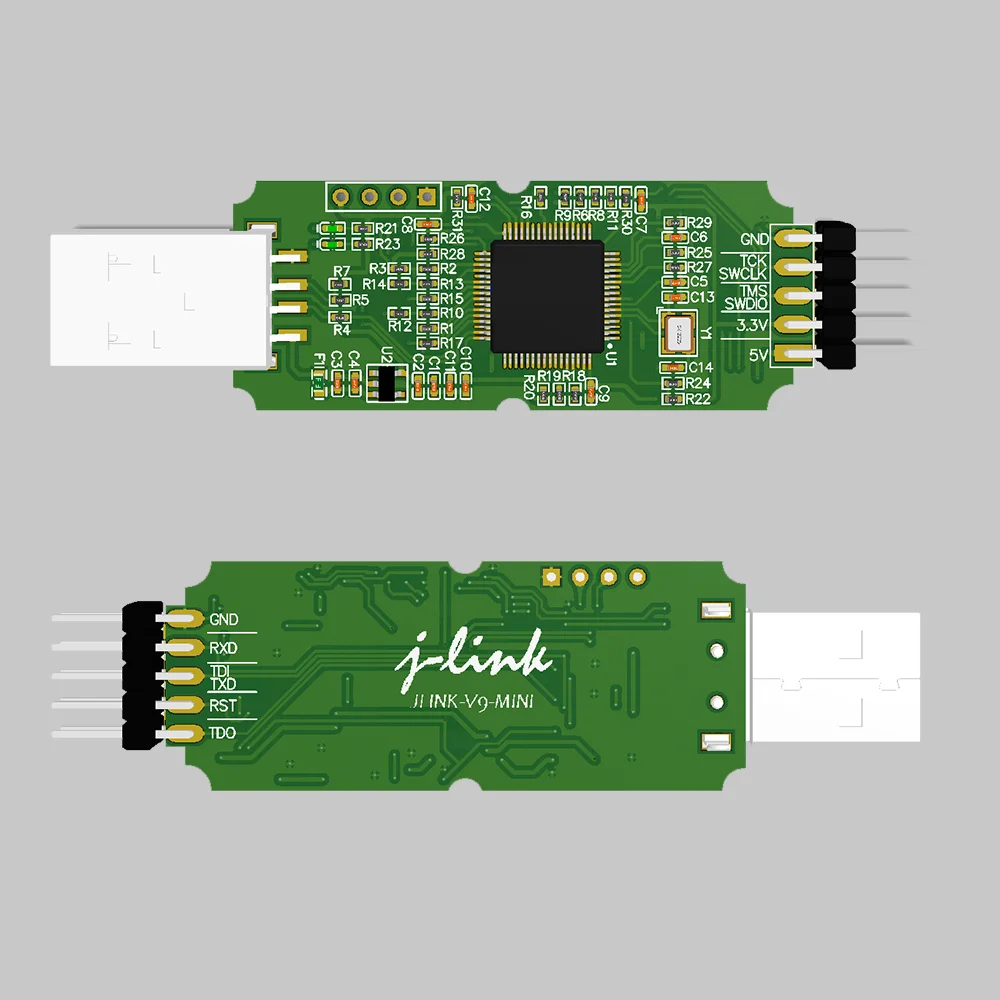 JLINK V9 mini emulator OB debugger ARM downloader STM32 burner TTL virtual serial port GD