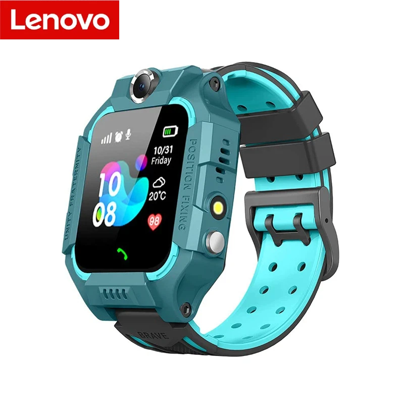 Lenovo Kinder Smartwatch Wasserdicht SOS SIM-Karte Anruf GPS-Ortung Kinder Smartwatch Kamera Jungen Mädchen Geschenk für IOS Android 2026