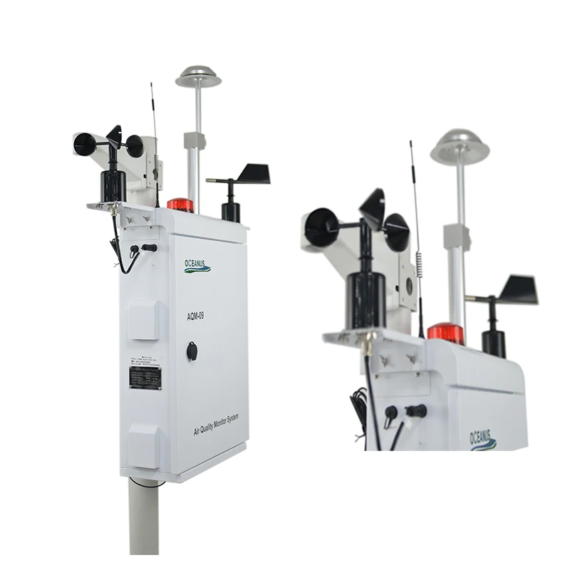 Intelligent Outdoor Air Quality System IP54 Rating Cloud Transmission PM2.5 Detection for Urban Residential Areas
