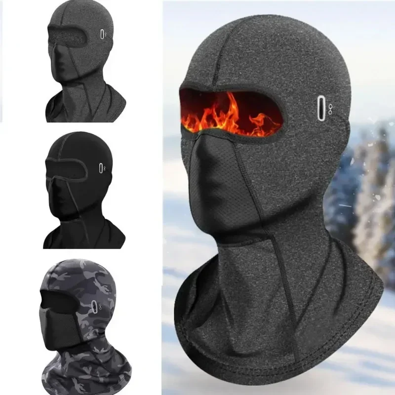 

1PCS Autumn and Winter Warm Riding Visor Motorbike Helmet Liner Headgear Outdoor Windproof Neck Cover Cold Ski Visor