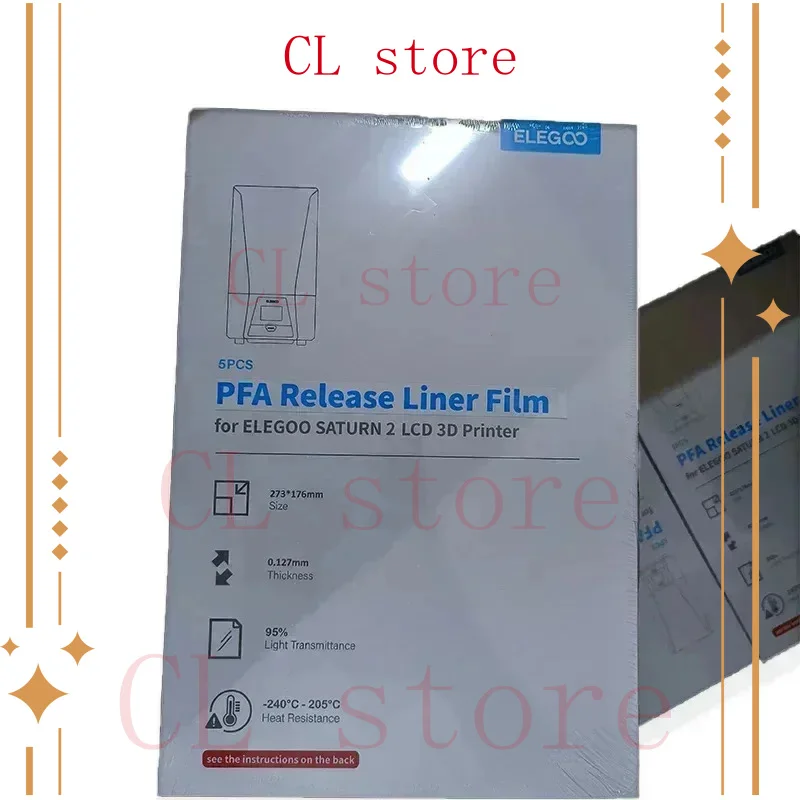 LCD Light Curing 3D Printer Accessories For Saturn 2  8K Screen Kit +Construction version +PFA release film + trough kit