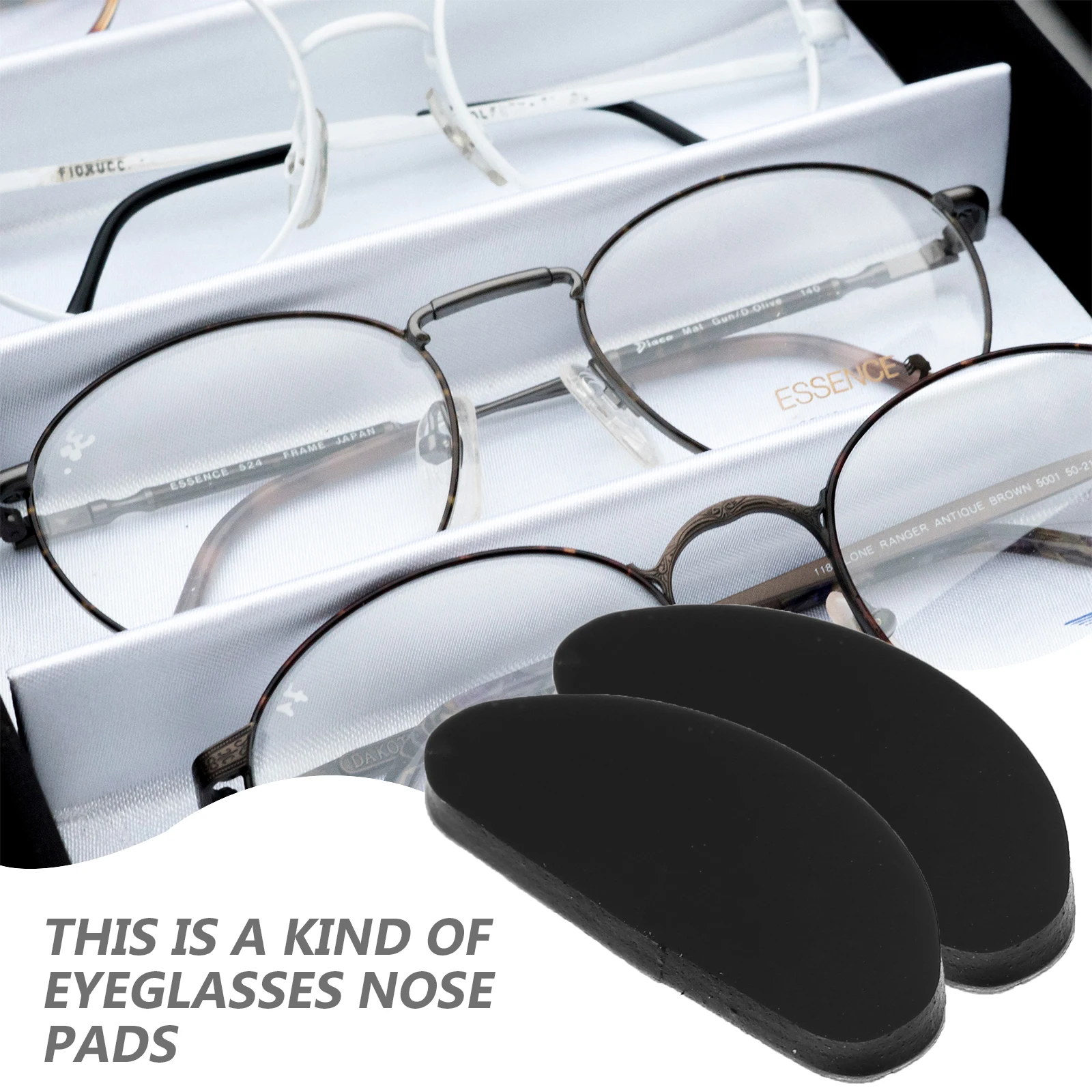 

Nose Gel Super Soft Eyeglass Pads Strip Jelly-soft Glasses Slip Eyeglasses