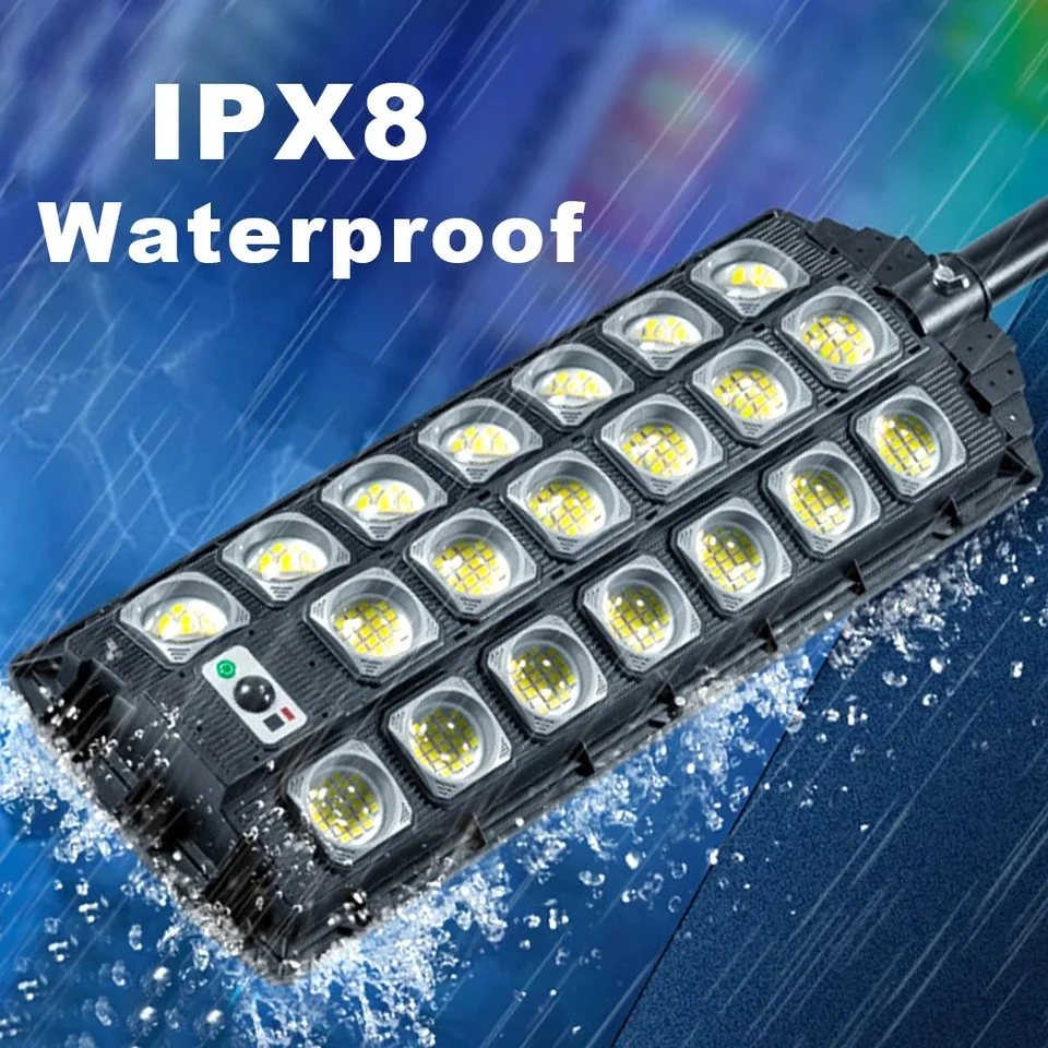 Super Bright Solar Street Light Outdoor 1426 LED Solar Lamp Motion Sensor Wall Lighting 3 Modes LED Flood Lamp For Garden Street