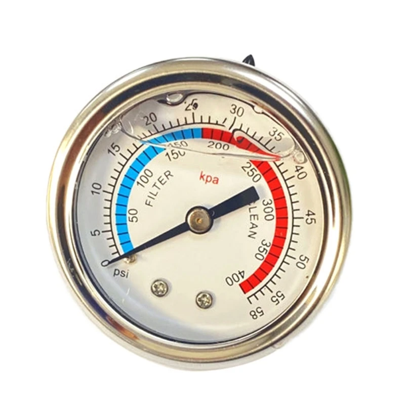 High Visibilities Color Dials Pool Filter Pressure Gauge For Accurate Monitoring