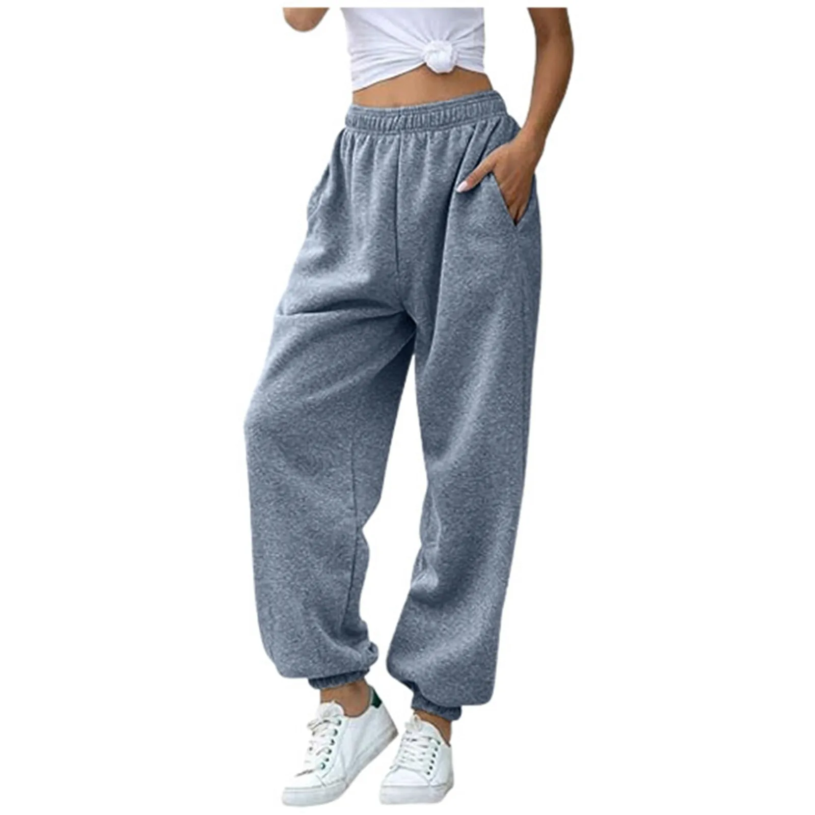 

New Women Sweatpants Autumn Baggy Streetwear Oversize Sports Pants Black Spring Joggers Streetwear Trousers Sweatpants