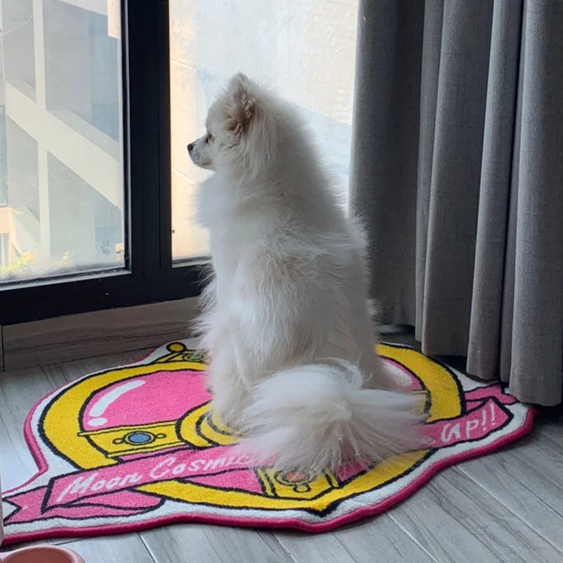 New Cartoon Animation Series Sailor Moon Anime Peripheral Carpet The Heart Of The Universe Girl Bedroom Rug - view 3